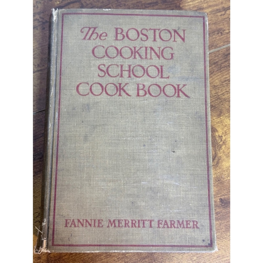 Fannie Farmer Boston Cooking School Cook Book 1923 New Ed 1st Printing 50,000